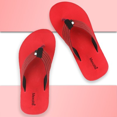 mexolite Men Flip Flops(Red , 10)