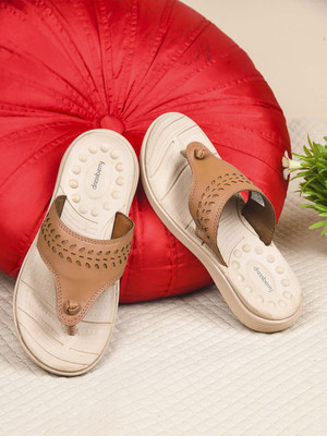 Dressberry Women Flats(Tan , 4)