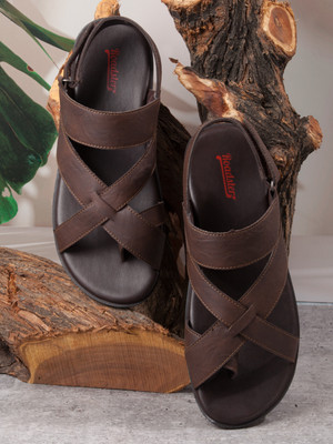 Roadster Men Flip Flops(Brown , 7)