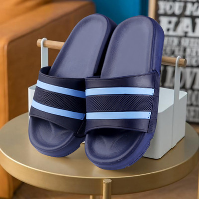 Mochites Men Slides(Blue , 7)