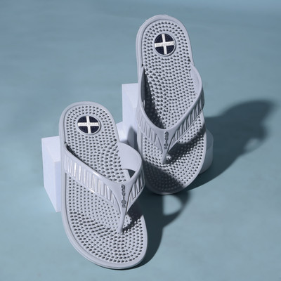 action Men GFL-9638 Flip Flops(Grey , 10)