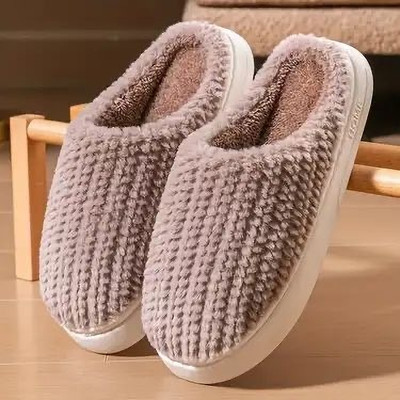 WOLVESDEN Women Slippers(Brown , 10)