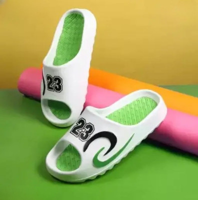 COOPERWINGS Men Slides(Green , 8)