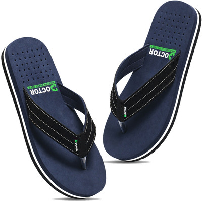 Footup Men Newly launch Premium Soft Comfortable Orthopaedic Diabetic Lightweight Antiskid Slippers(Blue , 5)