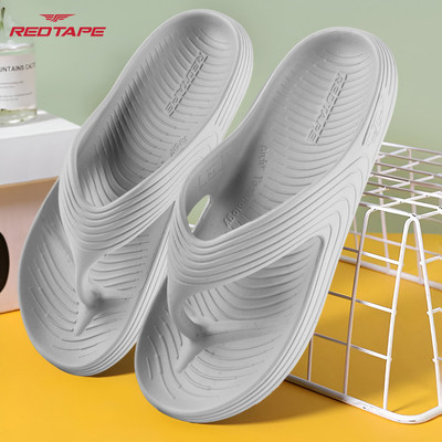 RED TAPE Men Flip Flops(Grey , 8)