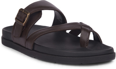Bata Men Sandals(Brown , 8)