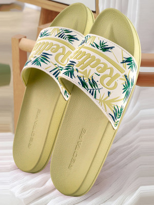 RED TAPE Women Slides(Green , 8)