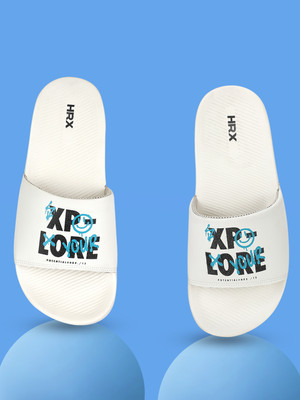 HRX by Hrithik Roshan Men Slides(Off White , 8)
