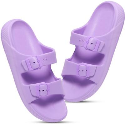 Footup Women Super Soft|Orthopedic|Comfortable|Lightweight|Diabetic Slides(Purple , 5)