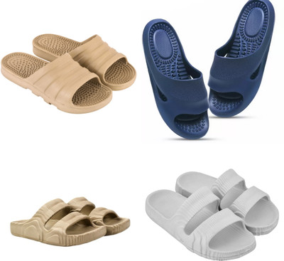 house of common Women Slides(Multicolor , 7)