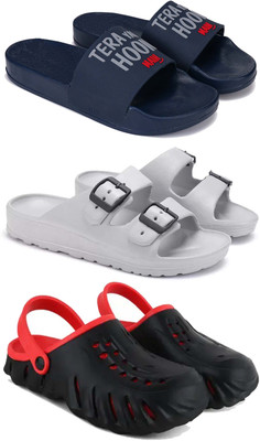 Pennen Men Slippers(Red , 7)