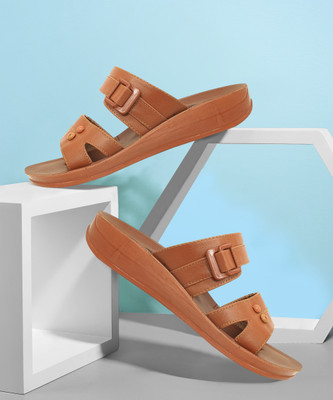 asian Women Flip Flops(Tan , 4)