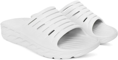 COOLWALK Men Slides(Off White , 6)