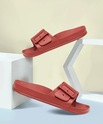 MAX Women Slides(Brown , 3)
