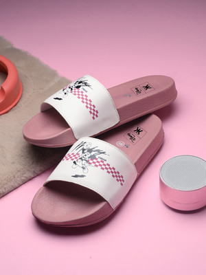 Kook N Keech Women Slides(Pink , 5)