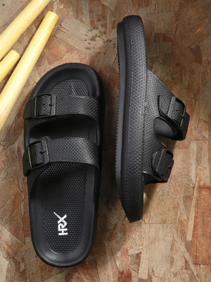 HRX by Hrithik Roshan Men Slides(Black , 10)