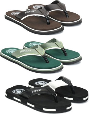 Stepsoft Men Slippers(Multicolor , 6)