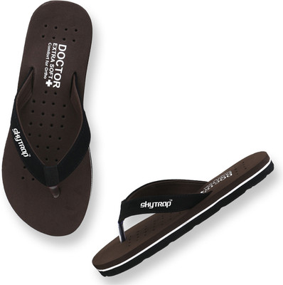 HOC Women Slippers(Brown , 5)