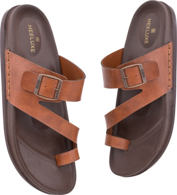 Lehar Soft and Comfortable Orthopedic Pain Relief Men Sandals(Tan, Brown , 9)