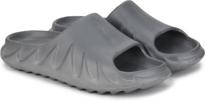 D-SNEAKERZ Men Slides(Grey , 6)
