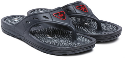 Unistar Men Acupressure|Flip-Flops|Natural Leg Foot Massager Slippers For Men's & Women's Slippers(Grey , 7 UK/India)