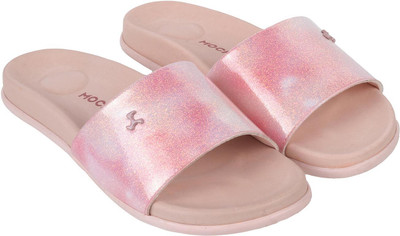 MOCHI Women Slides(Pink , 6)