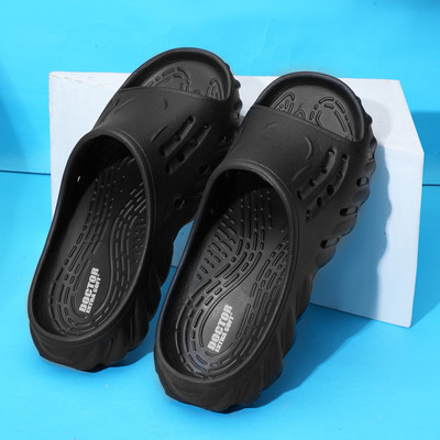 DOCTOR EXTRA SOFT Men Slides(Black , 8)