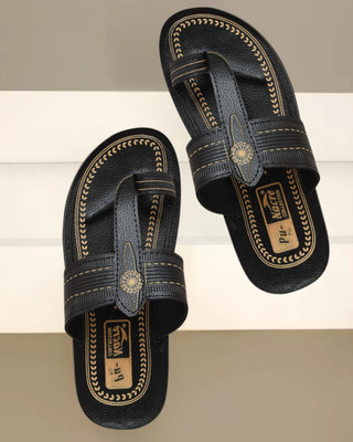 Trendmode Men Slippers(Black , 8)