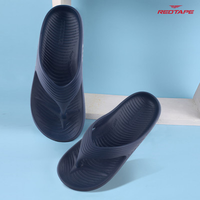 RED TAPE Men Flip Flops(Navy , 6)