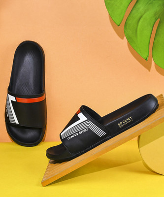 CAMPUS Men Slides(Black , 7)