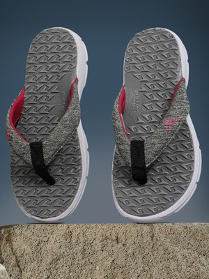POWER Women Slippers(Grey , 4)