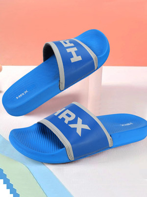 HRX by Hrithik Roshan Men Slides(Blue , 9)