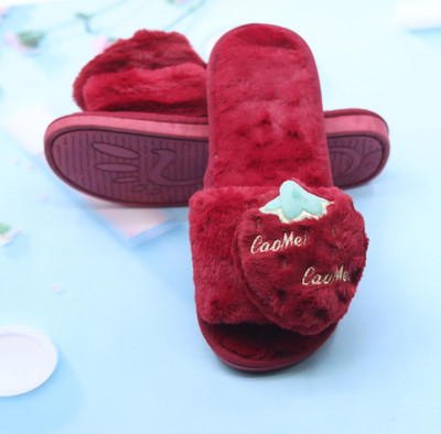 Winity Women Slides(Maroon , 7)