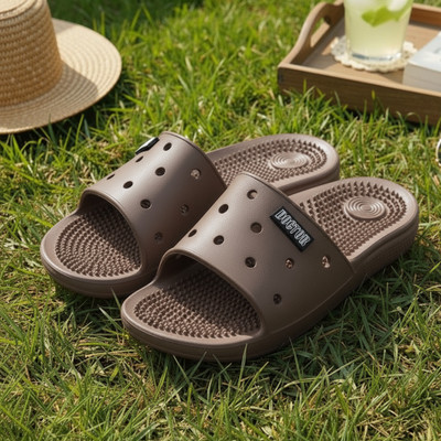 DOCTOR EXTRA SOFT Men Slides(Brown , 7)