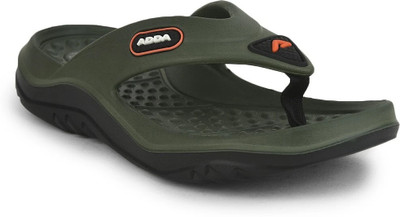 Adda Men Flip Flops(Olive , 7)