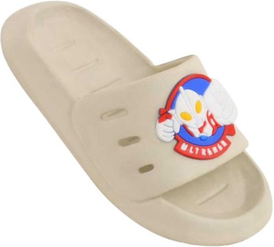 WELCO Women Slides(White , 7)