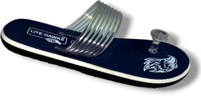 Lite Hawks Men Slippers(Navy , 6)