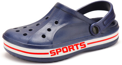 BERSACHE Men Clogs(Blue , 7)
