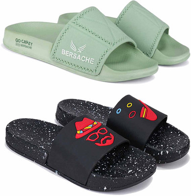 BERSACHE Men Flip Flops(Multicolor , 10)