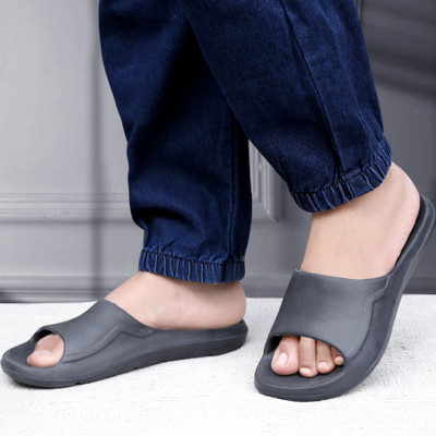 Kraasa Men Slides(Grey , 8)