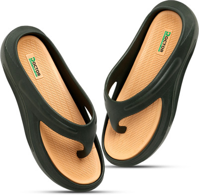 Doctor Health Super Soft Men Slippers(Beige , 8)