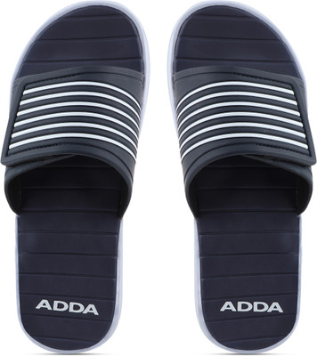Adda Men Slides(Navy, White , 6)