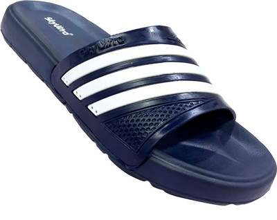 Skyultra Men Slides(Blue , 8)