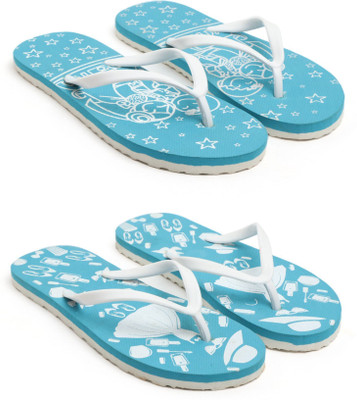 Indrawati Women Indrawati Ortho Hawai Slipper | Footwear Chappal Comfortable Flip Flops(Multicolor , 6)