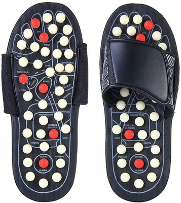 OUOU Men Slides(Black , 5)