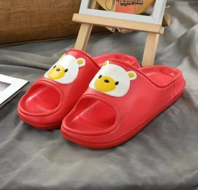 BOKZZON Women Slides(Red , 3)