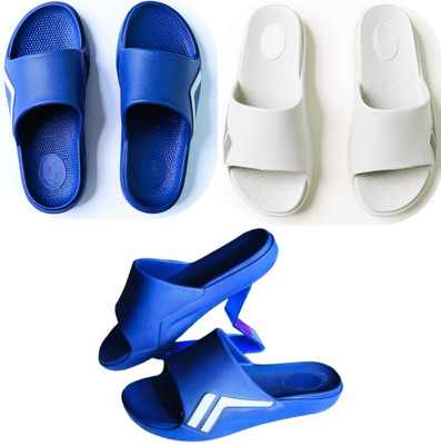 Plama Men Slides(Blue, Off White, Blue , 7)