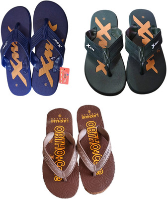 DEEPAKTRADERS Men Slippers(Blue, Green, Brown , 10)