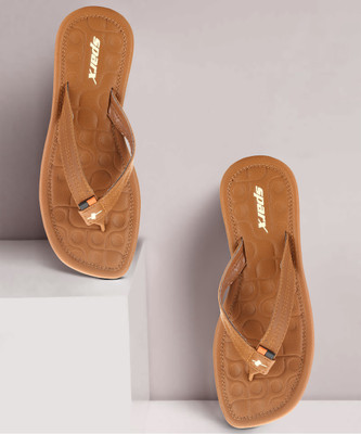 Sparx Men Flip Flops(Tan, Tan , 6)