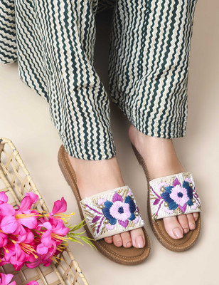 PEEK Women Flats(Purple , 6)